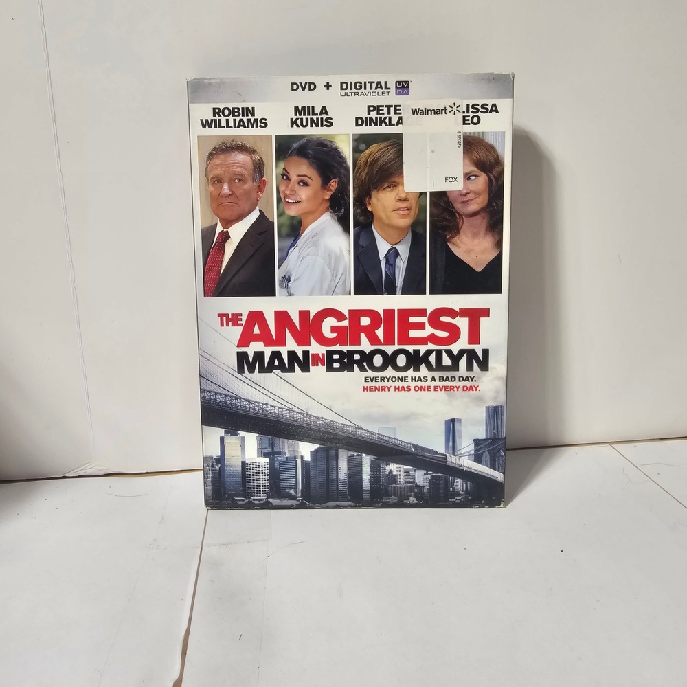 The Angriest Man in Brooklyn DVD Robin Williams Mila Kunis Lionsgate 2014 Movie